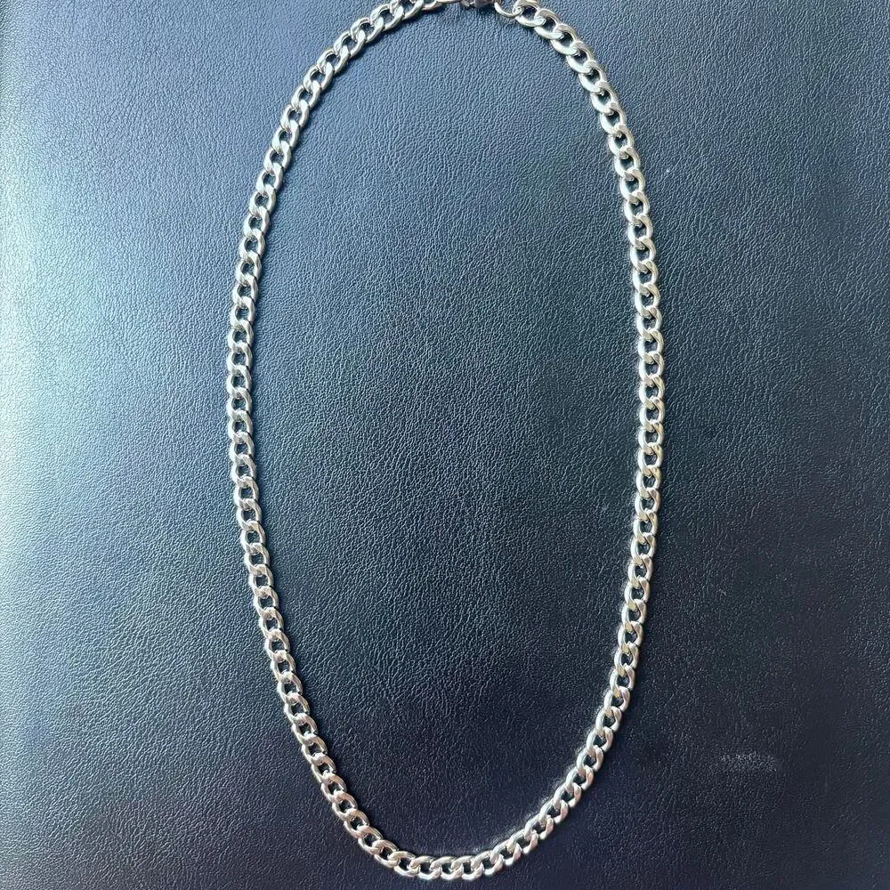 Unbranded Men's Silver and Black Jewellery
